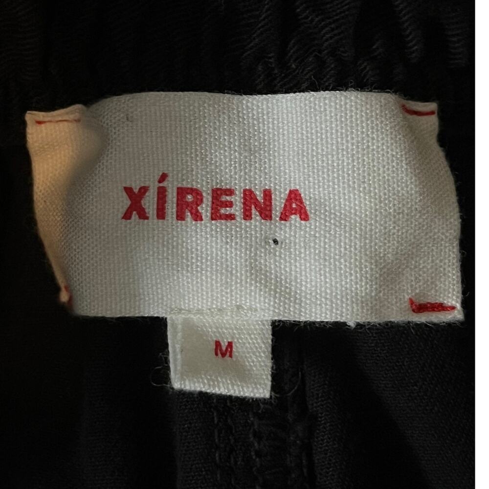 Xirena Pans Cotton Twill Paper Bag Ankle Pants Black size Medium M - Picture 4 of 4